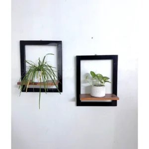 Wooden Frame Floating Shelf.